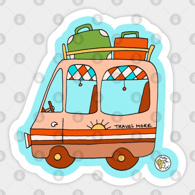 Vintage Van! Sticker by Mellowdays